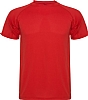 Camiseta Tecnica Roly Infantil Montecarlo - Color Rojo 60